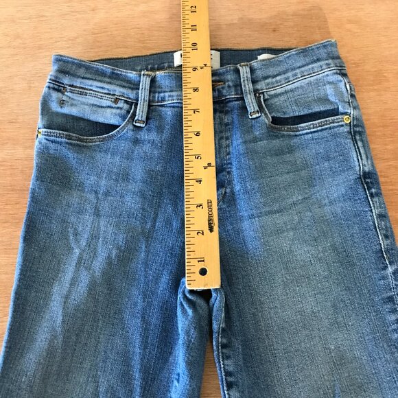 Frame Le High Skinny Jeans Women 26 Blue Mid Rise Medium Wash Stretch Preppy - Picture 9 of 14